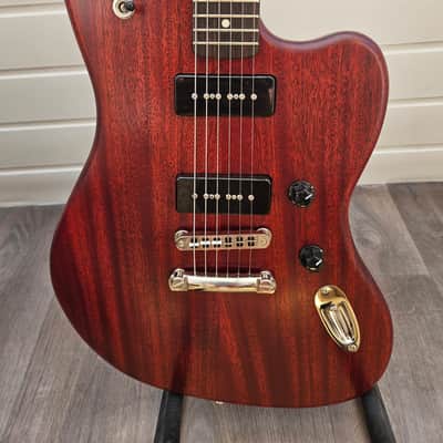 Fender Modern Player Jaguar 2012 - 2013 - Red Transparent image 2