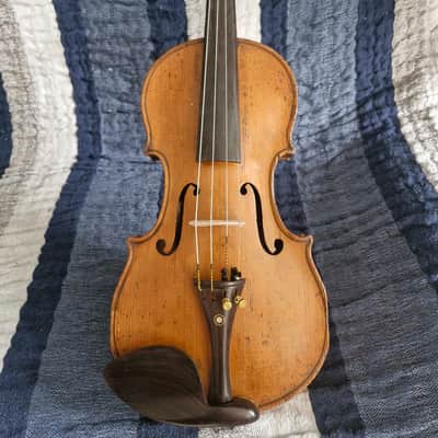 Eduard Soukup Louny handmade antique 3/4 Violin - brown varnish image 1