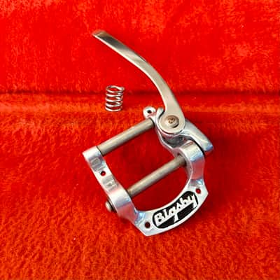 Bigsby B5 Vibrato tailpiece c 1970 - Nickel original vintage USA Gibson Gretsch guild Les paul sg image 1