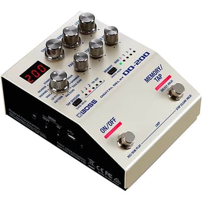 BOSS  DD-200 Digital Delay Effects Pedal 2024 - SILVER image 5