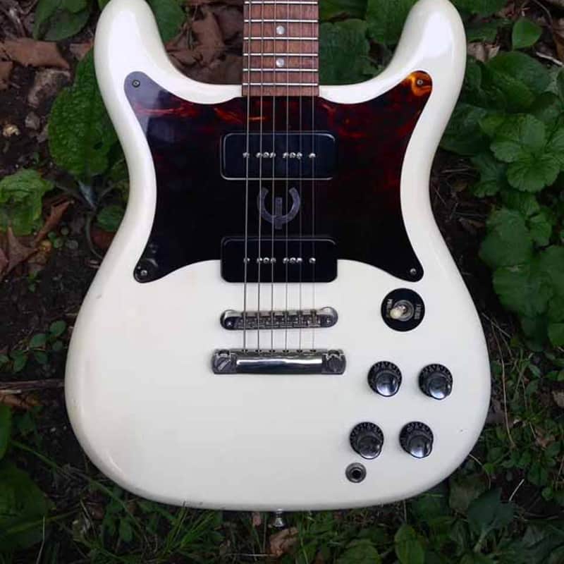 2000s Epiphone Wiltshire ex Jesse Wood Ronnie Wood Polaris White