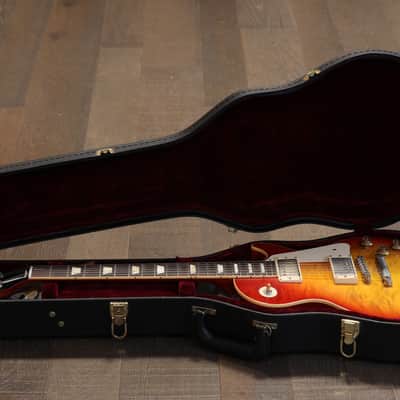 2011 Les Paul Custom Shop Historic 1959 Reissue Electric Guitar Quilt Washed Cherry VOS + COA OHSC image 21