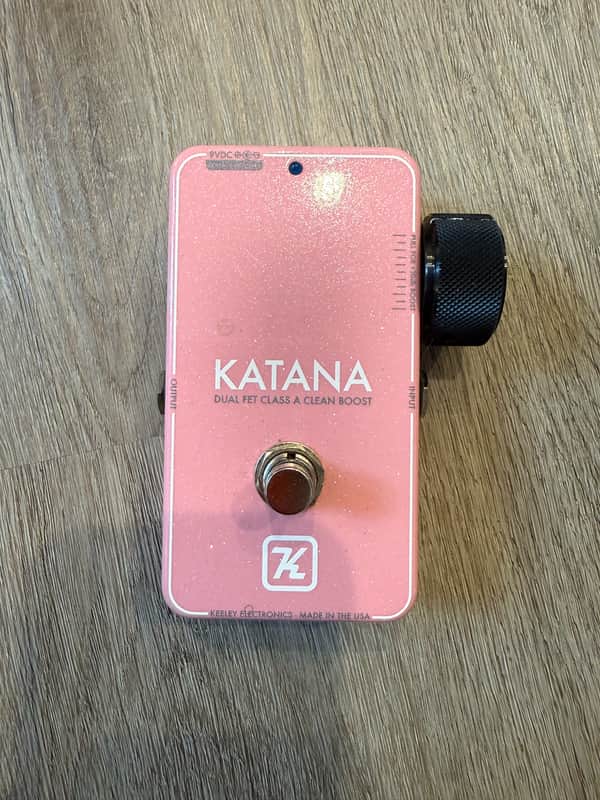 Keeley Katana Clean Boost Pedal 2023 - Pink image 1