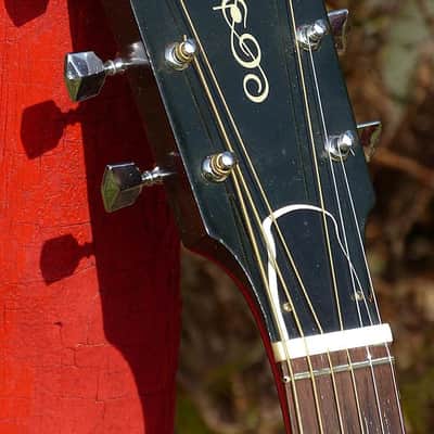 1965-66 Harptone-made Supreme A-6N dreadnought guitar image 3