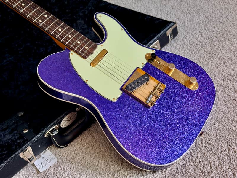 Fender CS "Wildwood 10" Telecaster Custom - Purple Sparkle with Josefina Pickups & John English Neck Profile image 1
