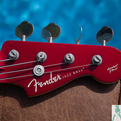 Fender AJB Aerodyne Jazz Bass w Matching Headstock - Made in Japan - Pro Set Up w Perfect Frets/Action/Intonation! image 3