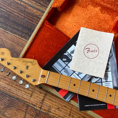 '94 Fender US Vintage Series - '57 Reissue Stratocaster - 2 Colour Sunburst image 7