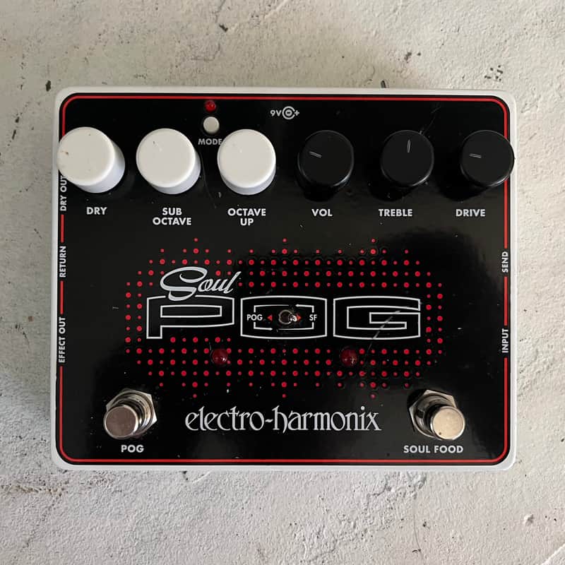 Electro-Harmonix Soul POG Multi-Effects Pedal 2016 - Present - Black / Red image 1