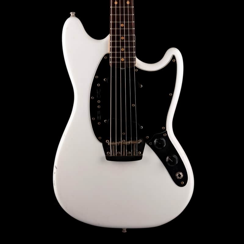 Vintage 1965 Fender Duo-Sonic II White with OHSC image 1