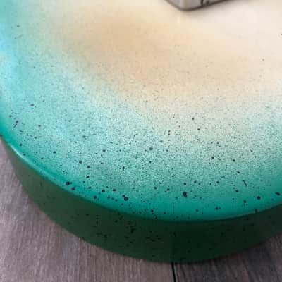 FRANCHIN Mars guitar body Apple Green Burst Sunburst 100% Nitro Lacquer VOS SS Poplar Telecaster-Tele-T-Style Made in Italy - Stock piece #23070626 Bild 9