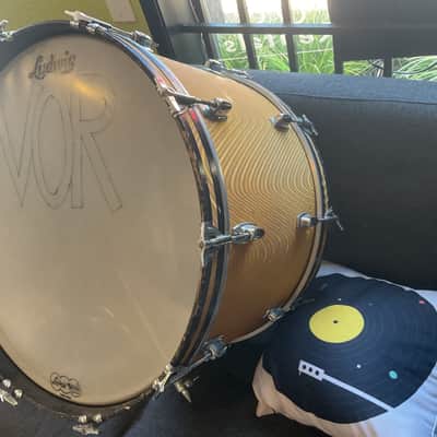 Ludwig Standard Gold Astro Drum Kit 4 Piece 1971 image 3