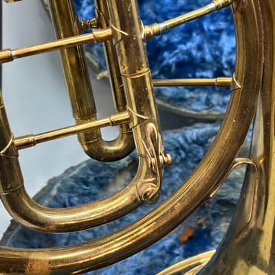 Vintage Historic Selmer Mersel American Concert Circular Mellophone 1900-1920s Brass Mellophone French Horn Style Horn! image 10