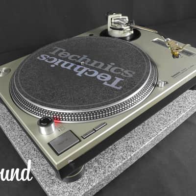 Technics SL-1200MK5 Silver direct drive DJ turntable in Very Good condition. image 1