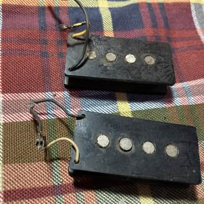 Vintage 1970s Dimarzio Black Phenolic Precision P-Bass Pickup, 6k image 2