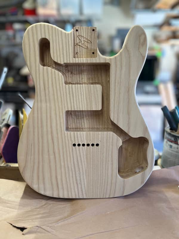 Madlad Instruments Tele Deluxe Telecaster Tele Style Body (custom made with pride in north Texas) - Unfinished image 1