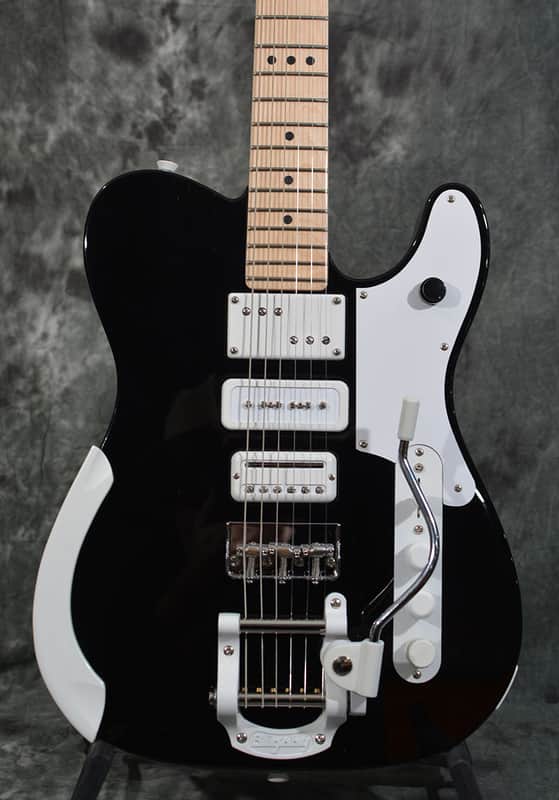 Fender Jack White Signature Triplecaster Telecaster 2024 Black w Deluxe Hardshell Case & Same Day Shipping image 1