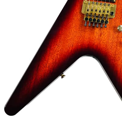 Dean USA Custom Shop ML Mahogany Floyd Rose Gold Hardware - Trans Brazilia image 4