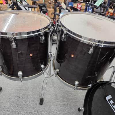 Tama StarClassic Maple 7pc with Rack 10/12/13/14/16/20/14s - Trans Black image 9