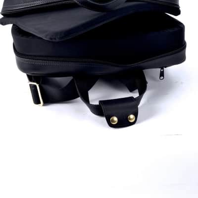 French Horn Gig Bag - Screw Bell - Leather (Smooth Black) - Glenn Cronkhite image 2