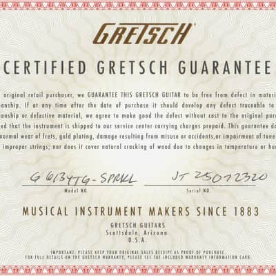 Gretsch G6134TG Limited Edition Penguin™ with String-Thru Bigsby - Champagne Sparkle image 15