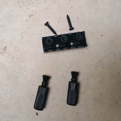 Floyd Rose licensed BLACK complete tremolo guitar system image 3