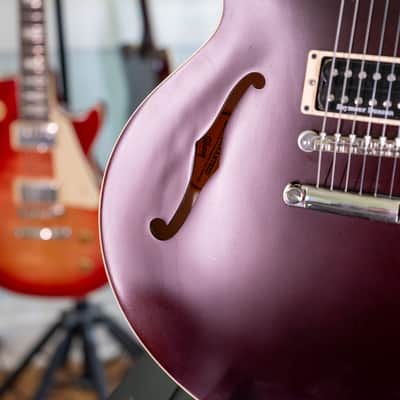 Gibson 335 Mod Shop - Electric Plum - Pearly Gates image 8