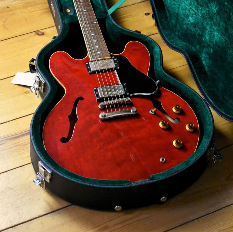 1995 Orville by Gibson ES-335 Cherry – w/HSC & Paperwork, Fujigen, Japan, MIJ, Rare image 1
