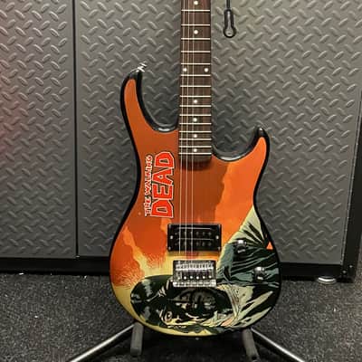 Peavey Rockmaster the walking dead guitar- Black image 4