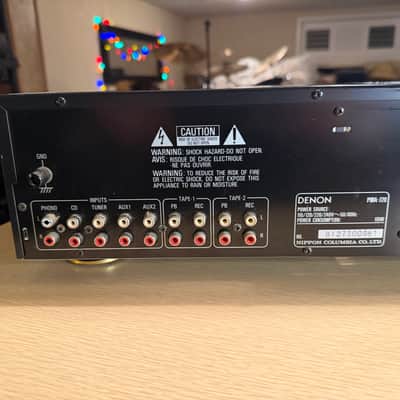 DENON PMA-720 Stereo Amplifier Optical class A Tested Works Great Good Power🎶🔥 image 9