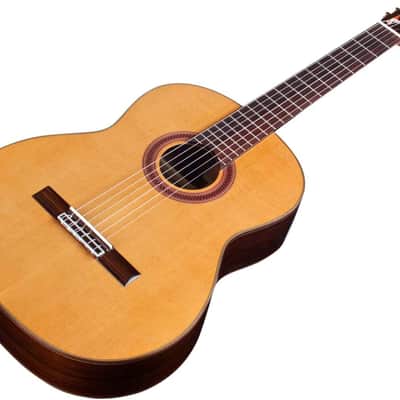 Cordoba C7 Cedar Classical Guitar with Cordoba Polyfoam Case - Solid Cedar top image 4