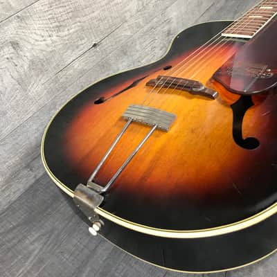 Harmony Marwin Jewel Archtop 1940's Sunburst image 6