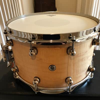 Pearl Masterworks Maple /Birch 14”x8” Snare Drum Matte Natural Flame Maple image 4
