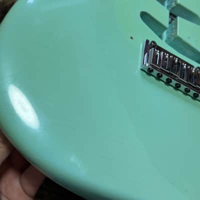 2010 Fender Custom Shop Stratocaster Loaded Body - Aged Sea Foam Green image 6