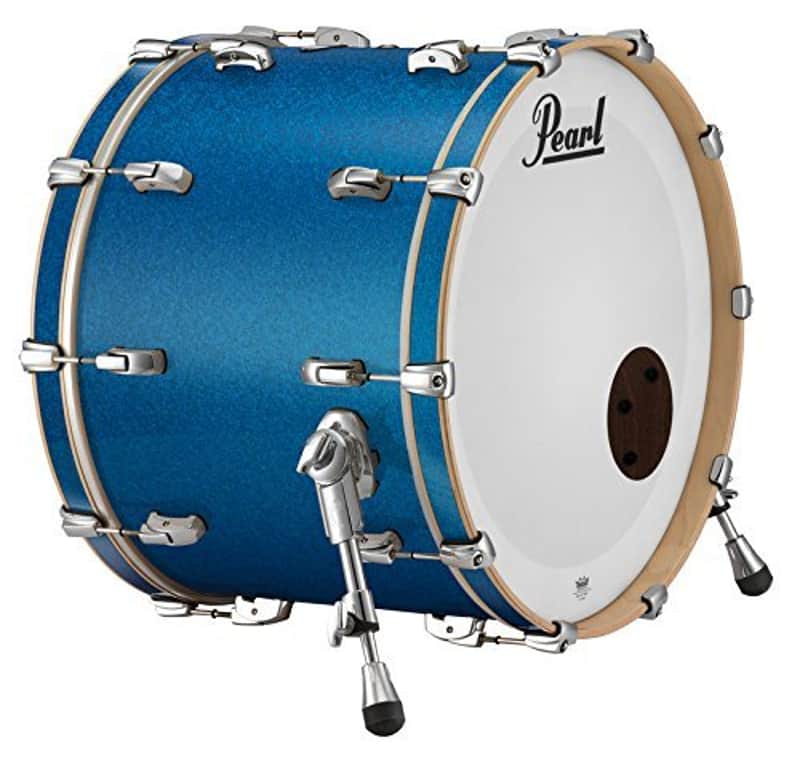 Pearl Music City 22"x16" Bass Drum w/o Mount RF2216BX/C424 VINTAGE BLUE SPARKLE image 1