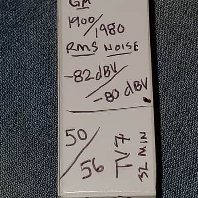 12AX7/ECC83 Amperex Red Tip Foil "D" Getter MaxiPreamp2/TV-7 tested (1) tube lot image 3