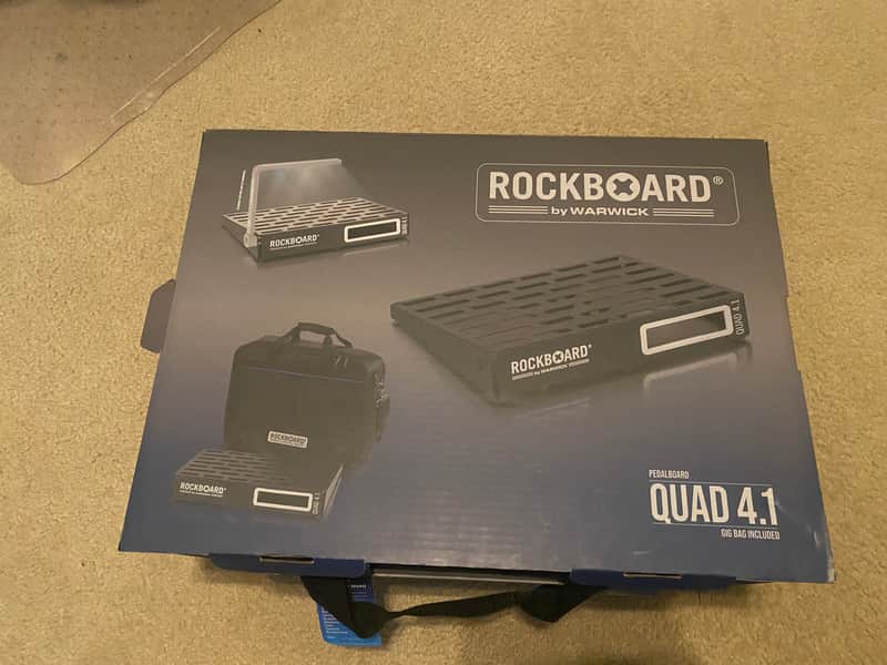 Rockboard by Warwick Medium Pedalboard Black image 1