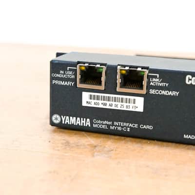 Yamaha MY16-CII CobraNet Network I/O Card CG013QK image 3