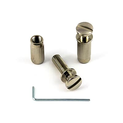 ABM 3022 PRS Style Wraparound Bridge Tailpiece (Nickel, Aluminium) image 3