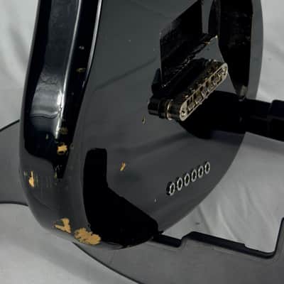 Squier Vista Venus Series Electric Guitar Body MIJ Japan 1996 - Gloss Black image 7