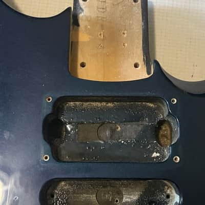1990's Japan Jackson JDR-94 Concept Dinky Blue Guitar Body Floyd Ready image 11
