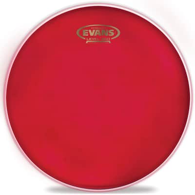 Evans Hydraulic Red 10" Tom Head image 1