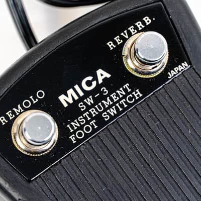 Mica SW-3 Footswitch – Vintage Tremolo & Reverb Control With Dual 1/4” Plugs image 2