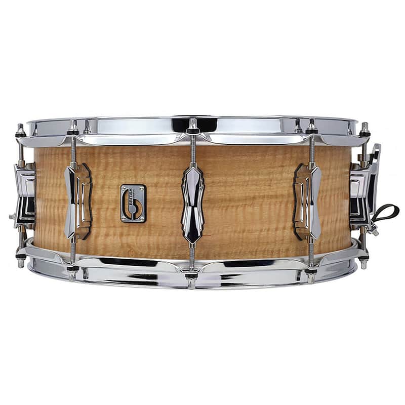 British Drum Company Maverick 14x5.5" 10-Lug Maple Snare Drum image 1