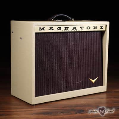 Magnatone Twilighter 22W Reverb/Vibrato 1x12” Combo Amp – Blonde w/ Oxblood image 1