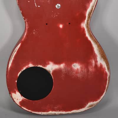c.Early 1960's Danelectro U-1 Semi-Hollow Refin Electric Guitar image 5