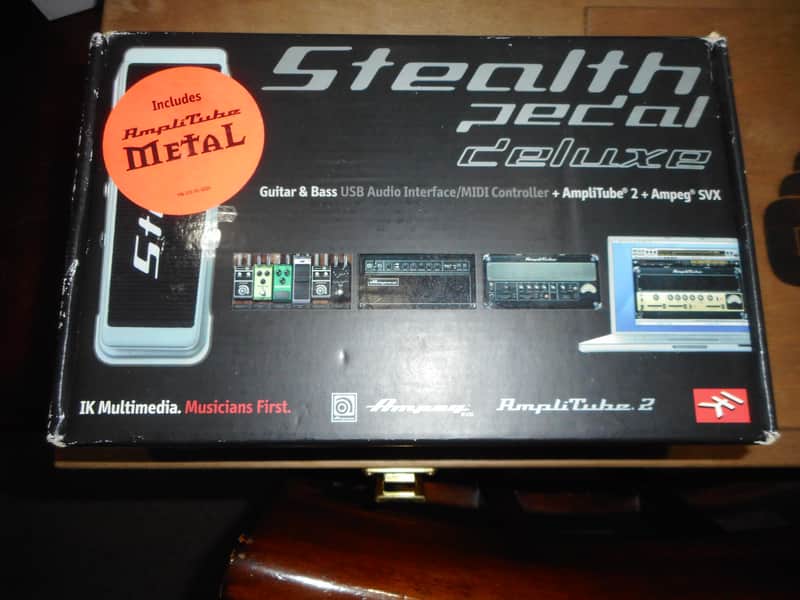 IK Multimedia Stealth Pedal DELUXE Usb Audio Interface, Controller Midi, Effects New in the box, Never opened image 1