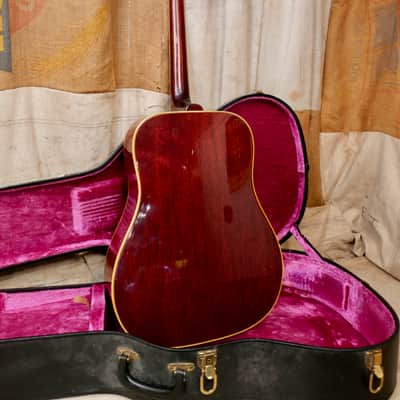 Gibson Hummingbird 1968 - Cherry Sunburst image 11