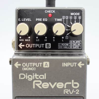 Boss RV-2 Digital Reverb Made in Japan Guitar Effect Pedal image 3