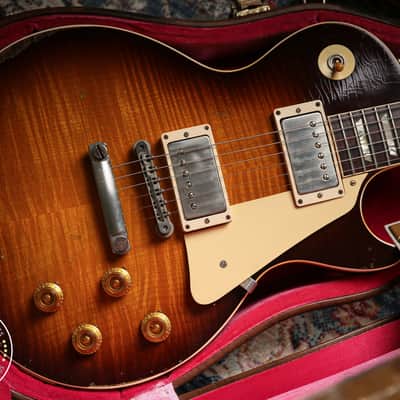 2020 Gibson Custom Shop 59' Les Paul Ultra Heavy Aged Murphy Lab Kindred Burst image 3