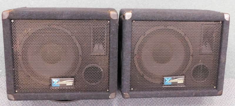 Yorkville Y110M Lightweight Passive Floor Monitors / Speakers - One Pair image 1